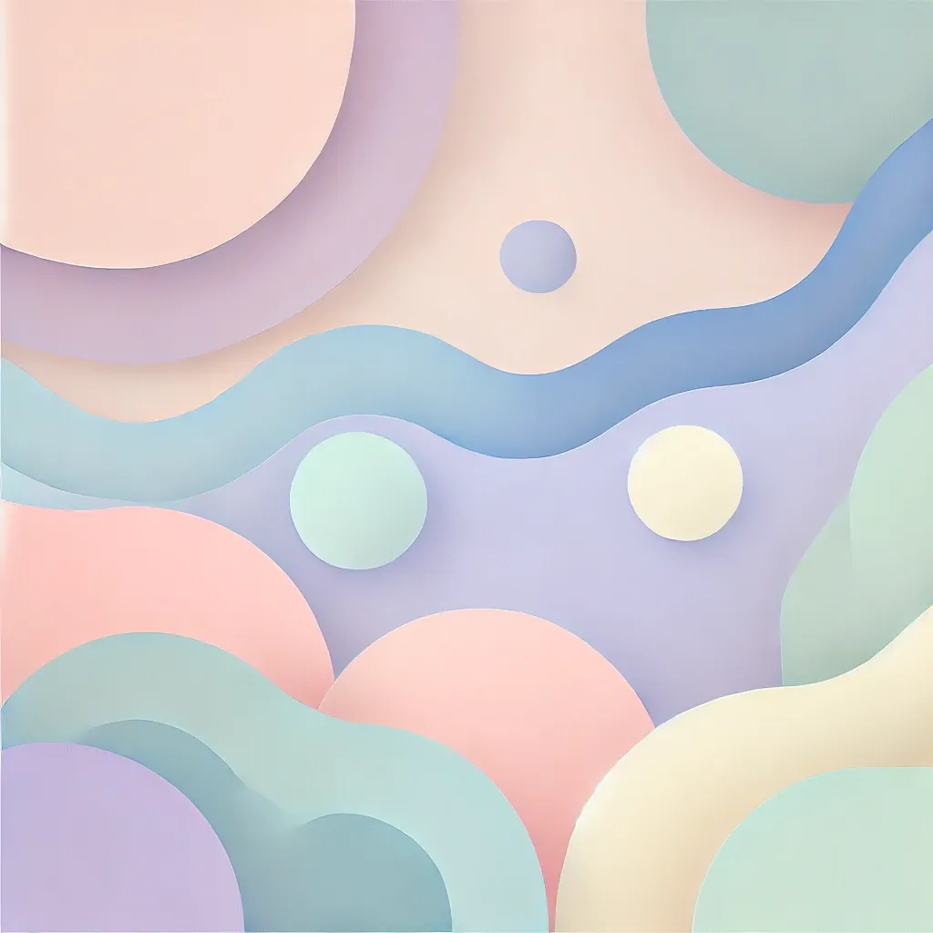 Ilustrasi: 2. Warna Palet Pastel Lembut
